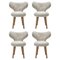 WNG Schafsfell Stühle von Mazo Design, 4er Set 2