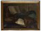 Albert Lang, Bodegón con violín, partituras y pinceles, óleo sobre lienzo, Imagen 1