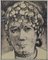 Helen Vogt, retrato de mujer marroquí, dibujo original, mediados del siglo XX, Imagen 1