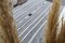 Turkish Handmade Striped Wool Kilim Oushak Area Rug 2