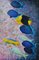Patrick Chevailler, Peces que se alimentan de una pared de coral, 2021, óleo sobre lienzo, Imagen 1