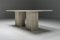 Post-Modern Travertine Dining Table by Mangiarotti, 1970s 5