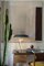 Lampada da tavolo nr. 548 in ottone lucidato con diffusore grigio di Gino Sarfatti per Astep, Immagine 7