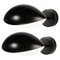 Mid-Century Modern Black Eye Wandlampe von Serge Mouille, 2er Set 1