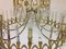 Mid-Century Silver Plated Crystal Chandelier by Gaetano Sciolari 7