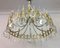 Mid-Century Silver Plated Crystal Chandelier by Gaetano Sciolari, Image 5