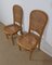 Stühle aus Schilfrohr & Kirschholz, 1920er oder 1930er, 2er Set 3