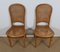 Chaises en Jonc et Merisier Blond Massif, 1920s ou 1930s, Set de 2 1