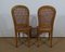 Stühle aus Schilfrohr & Kirschholz, 1920er oder 1930er, 2er Set 19