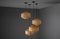 Cocoon Ceiling Lamps, Italy, 1960s, Set of 4 4