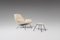 Reclining Lotus Lounge Chair & Stool by Augusto Bozzi for Saporiti, 1960s, Set of 2 1