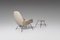 Reclining Lotus Lounge Chair & Stool by Augusto Bozzi for Saporiti, 1960s, Set of 2 3