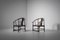 Antike chinesische Hufeisen Stühle, 2er Set 8