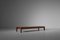 French Solid Elm Low Bench, France, 1960s, Image 7