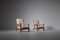 Oak Lounge Chairs by René Gabriel, France, 1946, Set of 2 1