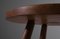 Large Round French Oak Side Table, 1950s, Image 5