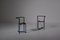 Sculptural Metal Side Chairs, 1980s, Set of 2 4