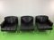 Vintage Ledersofa Set von Girsberger, 1980er, 3er Set 3