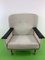 Fauteuil et Repose-Pieds Vintage par Marco Zanuso, 1960, Set de 2 2