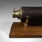 Antique English Victorian Telescope in Brass and Leather, 1870 9