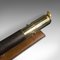 Antique English Victorian Telescope in Brass and Leather, 1870 7