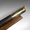 Antique English Victorian Telescope in Brass and Leather, 1870, Image 7