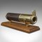 Antique English Victorian Telescope in Brass and Leather, 1870 5