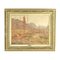 Carlo Aimetti, Landscape, Oil on Plywood, Framed 1