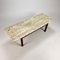 Mid-Century Travertine & Wengé Coffee Table, 1960s 12