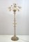 Lámpara de pie Ca'Rezzonico de cristal de Murano soplado con seis brazos, años 50, Imagen 5