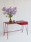 Schreibtisch aus Rote Bete mit Schublade aus Linoleum Natur von &New 5