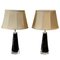 Olive Green Table Lamps by Carl Fagerlund for Orrefors, 1960s, Set of 2, Image 1