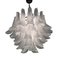 Transparent Striped Murano Glass Selle Chandelier from Murano, Image 1