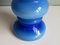 Mid-Century Lamp Base in Blue Opaline Glass, Italy, 1970s 7