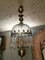 Colored Glass & Brass Ceiling Lamp 8