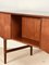 Scrivania Mid-Century in teak con mensola, Immagine 13