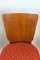 Art Deco H-214 Dining Chairs by Jindrich Halabala for UP Závody, 1950s, Set of 4 5