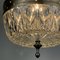 Lámpara colgante italiana Mid-Century de vidrio, años 60, Imagen 5