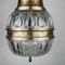Lámpara colgante italiana Mid-Century de vidrio, años 60, Imagen 7