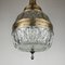 Lámpara colgante italiana Mid-Century de vidrio, años 60, Imagen 11