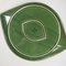 Green Glazed Ceramic Dishes and Bottom Tray, 1960s, Set of 8 4
