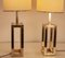 Large Mid-Century Table Lamps from Lumica, Spain, 1970s, Set of 2 5