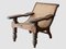 Antique Asian Rattan Lounge Chair 10