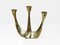 Mid-Century Brass Candleholder, 1950a, Image 6