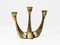 Mid-Century Brass Candleholder, 1950a, Image 4