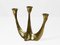 Mid-Century Brass Candleholder, 1950a, Image 9