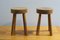 Round Stools by Charlotte Perriand for Les Arcs, France, 1960s, Set of 2, Image 1