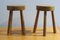 Round Stools by Charlotte Perriand for Les Arcs, France, 1960s, Set of 2, Image 8