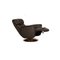 Gray Leather Ergoline Armchair from Himolla 3