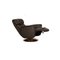 Gray Leather Ergoline Armchair from Himolla, Set of 2, Image 3